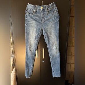 Seven 7 Classic Blue Women's High Rise Skinny Jeans Tummyless - Women 8